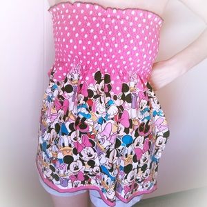 Handmade Disney classic character tube top. Small.